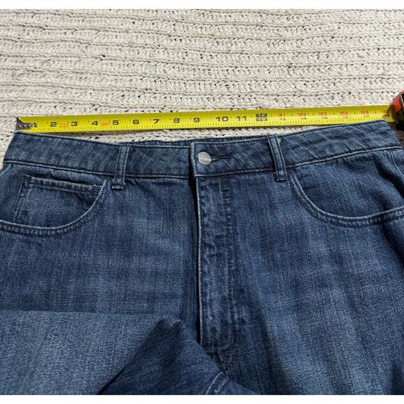 Kate Spade Saturday Jeans Barrel Leg High Rise 100% Cotton Womens 32 Blue Denim - Picture 5 of 10